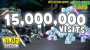 Ninja tycoon codes (expired) none. Valueking On Twitter 2 Player Ninja Tycoon Hit 15m Place Visits Enjoy This Code Code 15million Play Here Https T Co Oehbqoe8uc