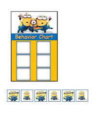 Minion Behavior Chart Worksheets Teaching Resources Tpt