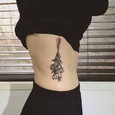 Cutelittletattoos Bouquet Tattoo Rose Rib Tattoos Flower Bouquet Tattoo