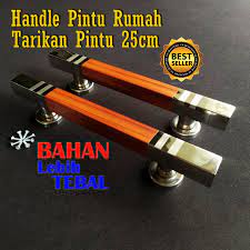 Mengukur ketinggian handle pintu yang akan diaplikasikan pada pintu dirasa sangat penting sekali. Promo Handle Pintu Rumah Murah 25cm Tarikan Pintu Murah Coklat Kayu Gagang Pintu Natural Kunci Pintu Shopee Indonesia