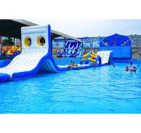 Amusement Park Huge Water Inflatables Good Quality Commercial Mobile Big  Inflatable Park Slide With