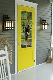 Currently our house is dark green, which is okay, but i'd prefer it yellow. The Best Paint Colors For Your Front Door