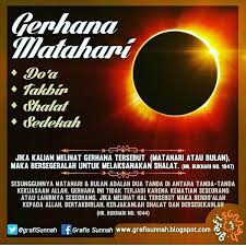 Gerhana Eclipse 9 Maret 2016 Dengan Gambar Tanda Doa