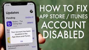 The following are the steps to take to fix or restore your disabled itunes and app store account. Fix App Store Account Disabled 2020 Youtube