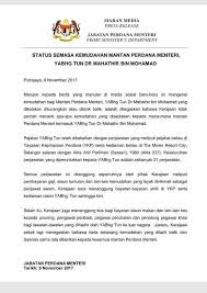 Tarik Kemudahan Bekas Pm Dr M Dikekalkan