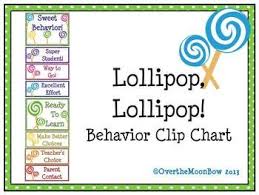 Lollipop Lollipop Behavior Clip Chart Classroom Behavior