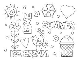 By best coloring pages july 27th 2016. 74 Summer Coloring Pages Free Printables For Kids Adults