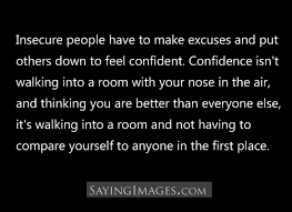Funny Quotes About Insecure People Quotesgram