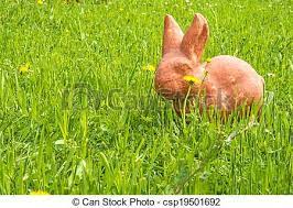 Stock Photographs Of Easter Bunny In A Green Meadow With Dandelion Flower Csp19501692 Search Stock Photography Dandelion Flower Stock Photograph Dandelion