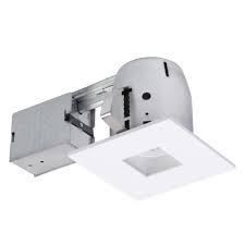 W led recessed surface mount light trim 9 watt. Light 4 Recessed Can Light Dimmable Led Retrofit Kit Square Step Baffle Multi Volt Home Furniture Diy