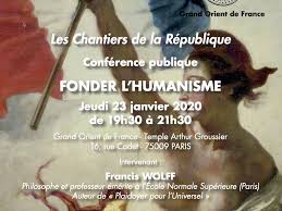 Francis wolff, plaidoyer pour l'universel. Fonder L Humanisme Hiram Be
