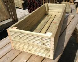 Premium Decking Wooden Garden Planter Wood Trough Handmade Wooden Garden Planters Deck Planters Wooden Planters