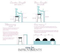 how to choose the right bar stool height counter height