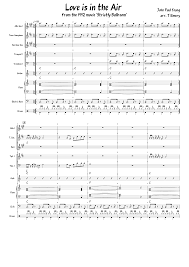George young & harry vanda. Love Is In The Air Sheet Music For Piano Trumpet In B Flat Trombone Drum Group More Instruments Rock Band Musescore Com