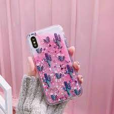Okay, so while your phone case meaning is probably not something you've thought about before because you're too busy thinking about… other things (like doritos), we all have a sensible friend with a folio cover, an you love a selfie. Iphone Xs X Cactus Phone Case With Water And Pink Glitter Inside Glitter Iphone Case Liquid Glitter Iphone Case Iphone Cases For Girls