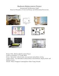 Bedroom Redecoration Project Lesson Plan Interior Design Projects Interior Design Classes Interior Design