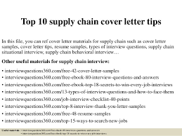 Check spelling or type a new query. Top 10 Supply Chain Cover Letter Tips