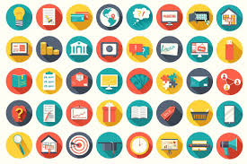 40 Universal Business Flat Icon Set Flat Icons Set Icon Set Flat Icon