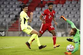 Kingsley coman has 10 assists after 34 match days in the season 2020/2021. 2020 2021 Uefa Champions League 2020