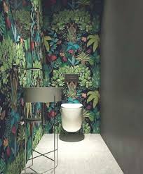 Bathroom Furniture Botany Look Jungle Wallpaper Badezimmer Einrichtung Dschungel Tapete Dekoration Badezimmer