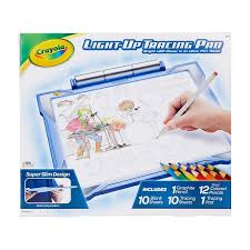 Plus, it perfectly pairs with glow kids can trace photographs, prints, coloring pages, and more! Crayola Light Up Tracing Pad Blue Coloring Board For Kids Gift Toys For Boys Ages 6 7 8 9 10 Walmart Com Walmart Com