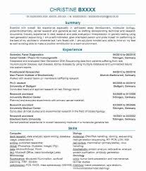 Academic Cv Examples Science Best Resume Examples