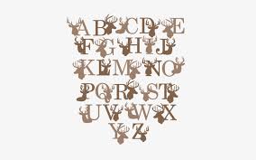 Download Deer Alphabet Svg Scrapbook Title Winter Svg Cut File Deer Antler Font Free 432x432 Png Download Pngkit