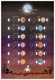 We will also notify you about the various moon phases in. Lunar Calendar 2021 Denise Marshall