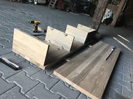 Modernes Massivholz Lowboard Aus Eiche Selber Bauen In 2020 Lowboard Sideboard Selber Bauen Lowboard Massivholz