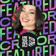 I'm so excited to announce that I'll be a Featured Creator at @vidcon  Anaheim this year😭🙌🏻! Tickets are