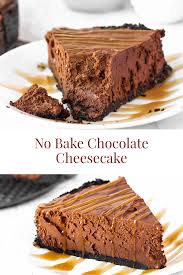No Bake Chocolate Cheesecake In 2020 No Bake Chocolate Cheesecake Chocolate Cheesecake Recipes Gluten Free Chocolate Cheesecake Recipe