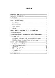 Daftar isi proposal penelitian deskriptif kualitatif lembar persetujuan daftar isi. Doc Daftar Isi Proposal Tesis Arief Hanafi Academia Edu