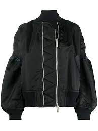 Sacai Oversized Bomber Jacket Farfetch Oversized Bomber Jacket Bomber Jacket Oversized Bomber