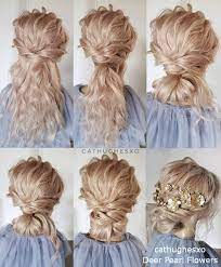 55 simple wedding hairstyles that prove less is more martha. 18 Wedding Hairstyles Tutorials For Brides And Bridesmaids Deer Pearl Flowers