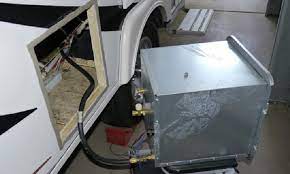 This will fit in the opening of a 6 gallon heater. Rv Tankless Water Heater Installation