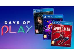 Days Of Play 2020 Descuentos De Hasta El 80 En Playstation En 2020 Ps4 Juegos Playstation Ocio Y Tiempo Libre