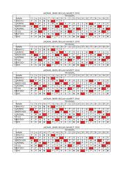 Jadwal kerja 3 shift biasanya diterapkan oleh perusahaan manufaktur perusahaan logistik toko atau rumah sakit yang diharuskan beroperasi selama 24 jam sehari dan beroperasi. Jadwal Shift Satpam Ods