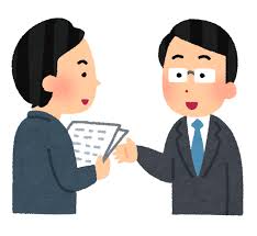 話し合う人達のイラスト（男性会社員） | かわいいフリー素材集 いらすとや