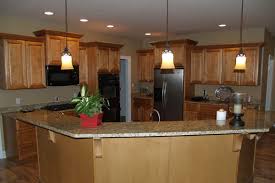 wall color in kitchen with oak cabinets