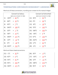 Maybe you would like to learn more about one of these? Temperature Conversion Worksheet