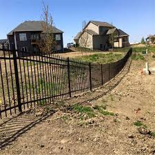 Add 1/3 to the height of the fence because 1/3 of the fence should be buried for stability. China 6 8 Feet High Adjustable Fence Hill Side Slope Picket Fence Boundary Fence China Fence Fence Panel