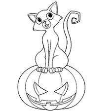 40 coloring pages of spooky cats, witches and pumpkins bundled as a scary halloween gift. Top 25 Free Printable Halloween Cat Coloring Pages Online