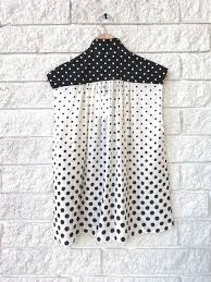 Zimmermann Silk High Neck Blouse Cream Black Spot Garmentory
