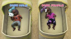 Hi laurenbell2016, the baby is an object that is typically recolored as an override. Comfortable Maxis Match Newborn Baby Clothes The Sims 4 Catalog