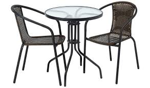Ibsen dining table with 4 chairs. Buy Argos Home 2 Seater Rattan Effect Balcony Set Brown Patio Sets Argos