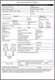 Accident Report Form Incident Report Form Incident Report Injury Report