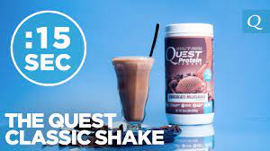 Thick Or Thin Either Way You Win This Quest Classic Protein Shake 15secondre Chocolate Protein Shakes Protein Powder Recipes Shakes Protein Drink Recipes