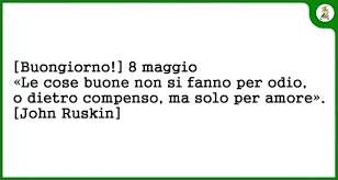 When you choose maggio, you share in our goal of recycling for zero waste. Buongiorno 8 Maggio Grillonews It