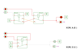 It can be used in the half adder, full adder and subtractor. Relay Based Xor