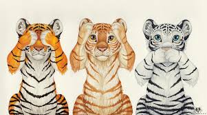 See No Evil Hear No Evil Speak No Evil Monkeys See No Evil Hear No Evil Speak No Evil By Dolphydolphiana Evil Tattoos Cat Artwork Evil Tattoo